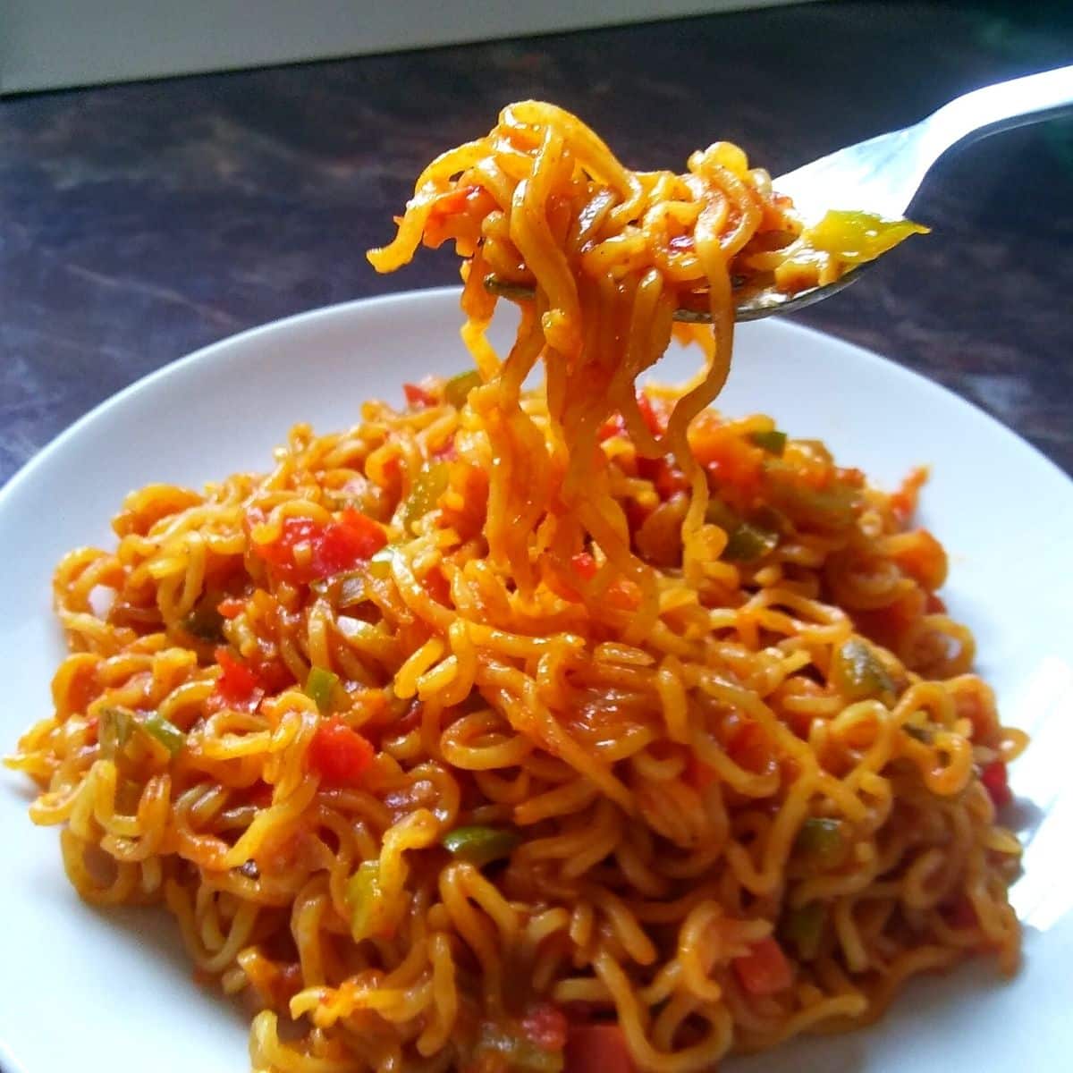 Spicy Maggi Noodles Recipe